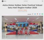 Astra Motor Kalbar Gelar Festival Vokasi Satu Hati Region Kalbar 2026