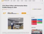 Astra Motor Kalbar Latih Komunitas Motor Prediksi Bahaya di Jalan
