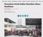 Komunitas Honda Kalbar Ramaikan Skena Modifikasi