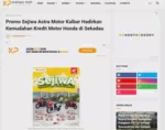 Promo Sejiwa Astra Motor Kalbar Hadirkan Kemudahan Kredit Motor Honda di Sekadau