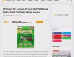 DP Mulai Rp1 Jutaan, Promo KARTINI Honda Kalbar Tarik Perhatian Warga Landak