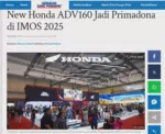 New Honda ADV160 Jadi Primadona di IMOS 2025