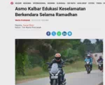 Asmo Kalbar Edukasi Keselamatan Berkendara Selama Ramadhan