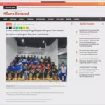 Asmo Kalbar Sinergi Bagi Negeri dengan Cari aman Bersama Kalangan Damkar Pontianak