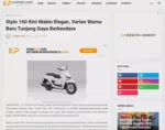 Stylo 160 Kini Makin Elegan, Varian Warna Baru Tunjang Gaya Berkendara