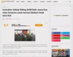 Instruktur Safety Riding AHM Raih Juara Dua Asia-Oceania Lewat Inovasi Edukasi Anak Usia Dini
