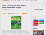 Diskon dan DP Ringan, Promo KARTINI Honda Segera Usai di Sanggau