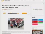 Spesial Mei, Astra Motor Kalbar Beri Diskon dan Tenor Hingga 5 Tahun