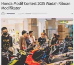 Honda Modif Contest 2025 Wadah Ribuan Modifikator