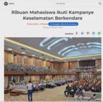 Astra Honda Ajak Ribuan Mahasiswa Ikuti Kampanye Keselamatan di Jalan