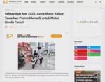 SeMayNgat Mei 2026, Astra Motor Kalbar Tawarkan Promo Menarik untuk Motor Honda Favorit