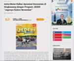 Astra Motor Kalbar Apresiasi Konsumen di Singkawang dengan Program JEDER “Jagonya Diskon November”