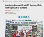 Konsisten Kompetitif, AHRT Kantongi Poin Penting di ARRC Buriram