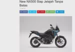 New NX500 Siap Jelajah Tanpa Batas