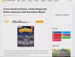 Promo Honda EvoluZion, Cicilan Ringan dan Diskon Angsuran untuk Konsumen Melawi