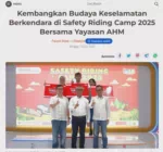 Kembangkan Budaya Keselamatan Berkendara di Safety Riding Camp 2025 Bersama Yayasan AHM