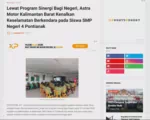 Lewat Program Sinergi Bagi Negeri, Astra Motor Kalimantan Barat Kenalkan Keselamatan Berkendara pada Siswa SMP Negeri 4 Pontianak