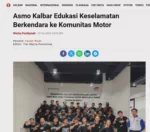 Asmo Kalbar Edukasi Keselamatan Berkendara ke Komunitas Motor