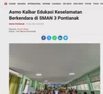 Asmo Kalbar Edukasi Keselamatan Berkendara di SMAN 3 Pontianak