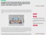 Langkah Kecil Dampak Besar Astra Motor Kalbar Dorong Generasi Muda Berinovasi Lewat AHM Best Student 2025