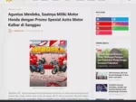 Agustus Merdeka, Saatnya Miliki Motor Honda dengan Promo Spesial Astra Motor Kalbar di Sanggau