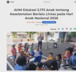 AHM Edukasi 2.173 Anak tentang Keselamatan Berlalu Lintas pada Hari Anak Nasional 2026