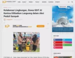 Kolaborasi Lingkungan, Siswa SDIT Al Karima Dilibatkan Langsung dalam Aksi Peduli Sampah
