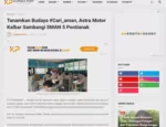 Tanamkan Budaya #Cari_aman, Astra Motor Kalbar Sambangi SMAN 5 Pontianak