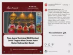 Selamat!!! Para Juara Technical Skill Contest 2026 Tingkat Main Dealer Astra Motor Kalimantan Barat