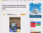 Karyawan Dayang Resort Dibekali Edukasi Keselamatan Berkendara oleh Astra Motor Kalbar