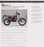 Penyegaran Terbaru Honda CRF 150L, jadi Bidikan Pengunjung saat Hadir di GIIAS 2025