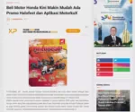 Beli Motor Honda Kini Makin Mudah Ada Promo Halofest dan Aplikasi MotorkuX