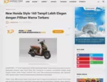 New Honda Stylo 160 Tampil Lebih Elegan dengan Pilihan Warna Terbaru