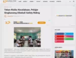 Tekan Risiko Kecelakaan, Pelajar Singkawang Dibekali Safety Riding