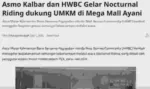 Asmo Kalbar dan HWBC Gelar Nocturnal Riding dukung UMKM di Mega Mall Ayani