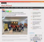 Sesi Safty Riding Education Astra Motor Kalbar Dinantikan Jurnalis dan Blogger, Honda Experience Berikan Pengalaman Menarik