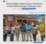 Asmo Kalbar Sabet Juara 1 Nasional KLHN 2026 Kategori Delivery Man