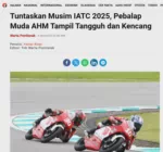 Tuntaskan Musim IATC 2025, Pebalap Muda AHM Tampil Tangguh dan Kencang