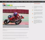 Membalap di European Talent Cup, Ramadhipa Sempat Raih Podium Tetinggi