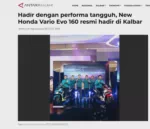 Hadir dengan performa tangguh, New Honda Vario Evo 160 resmi hadir di Kalbar