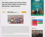 Astra Motor Kalbar Gelar Festival Vokasi Satu Hati 2026, Siapkan Guru dan Siswa SMK Menuju Tingkat Nasional