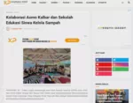 Kolaborasi Asmo Kalbar dan Sekolah Edukasi Siswa Kelola Sampah