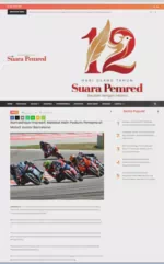 Ramadhipa Impresif, Melesat Raih Podium Perdana di Moto3 Junior Barcelona