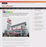 Gedung Main Dealer Astra Motor Kalbar Wujud Nyata Pelayanan Terbaik bagi Pelanggan di Seluruh Lini Bisnis Honda
