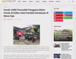 Honda CARE Permudah Pengguna Motor Honda di Kalbar Atasi Kendala Kendaraan di Mana Saja