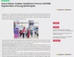 Astra Motor Kalbar Hadirkan Promo SUPERB September Untung Berlimpah