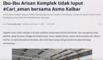 Ibu-Ibu Arisan Komplek tidak luput #Cari_aman bersama Asmo Kalbar