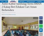 Asmo Kalbar Sambangi Siswa SMAN 2 Kakap Beri Edukasi Cari Aman Berkendara