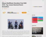 Ribuan Modifikator Ramaikan Final HMC 2025, Tiga Jawara Nasional Resmi Dinobatkan