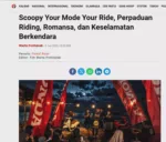 Scoopy Your Mode Your Ride, Perpaduan Riding, Romansa, dan Keselamatan Berkendara